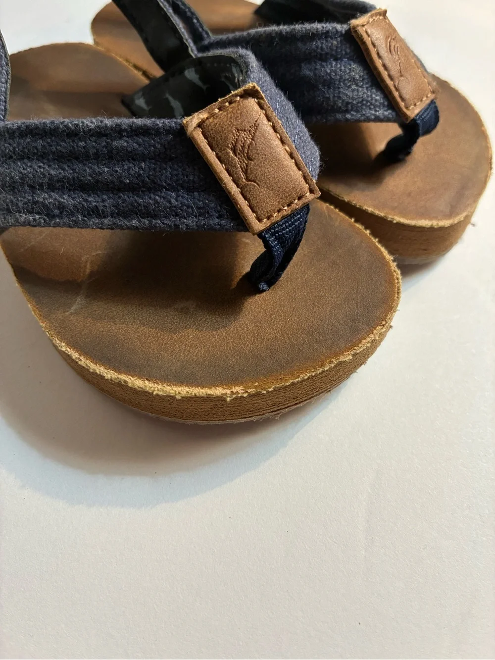 Tommy Bahama Blue Toddler Flip Flops Sandles Size 7